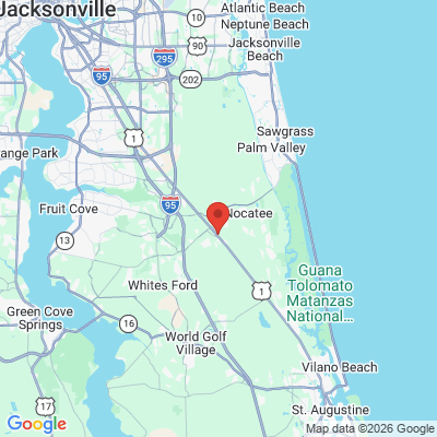 Map to  office in Ponte Vedra, FL
