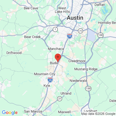 Map to  office in Buda, TX