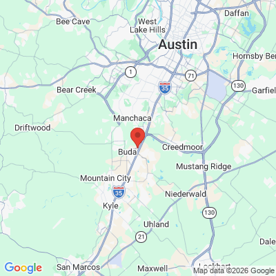 Map to  office in Buda, TX