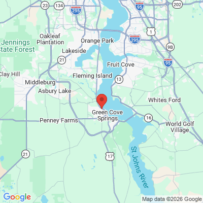 Map to  office in Green Cove Springs, FL