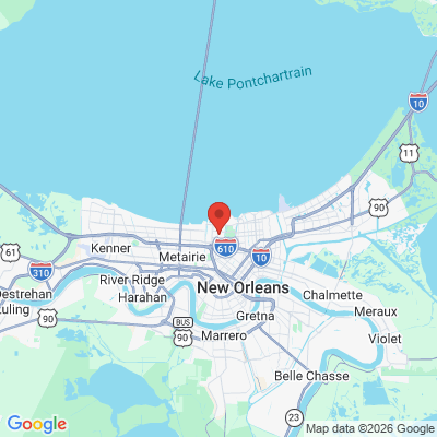 Map to  office in New Orleans, LA