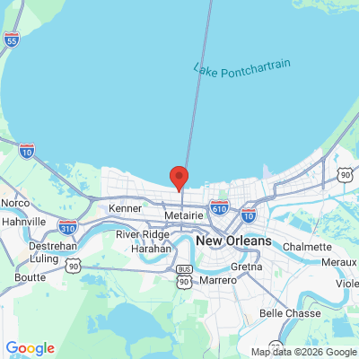 Map to  office in Metairie, LA