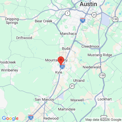 Map to  office in Kyle, TX
