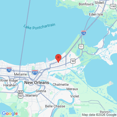 Map to  office in New Orleans, LA