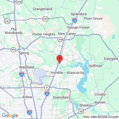 Map to  office in Humble, TX
