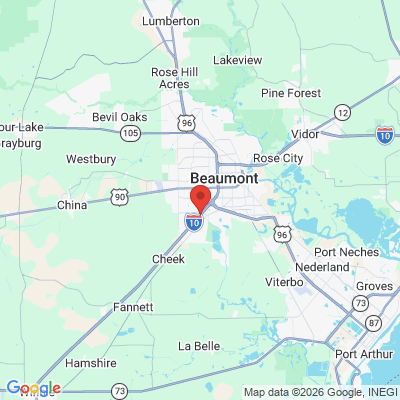 Map to  office in Rayburn General Dentistry