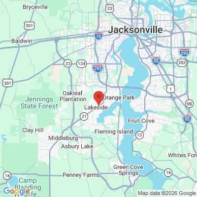 Map to  office in Orange Park, FL