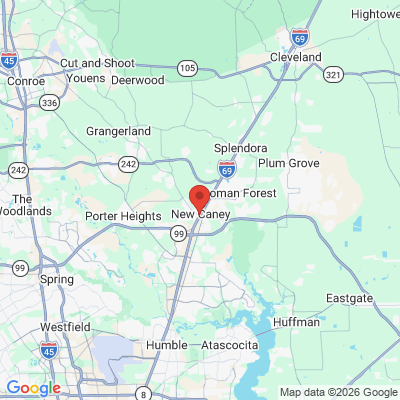 Map to  office in New Caney, TX