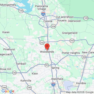 Map to  office in The Woodlands, TX