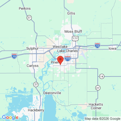 Map to  office in Lake Charles, LA