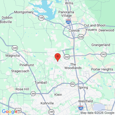 Map to  office in The Woodlands, TX