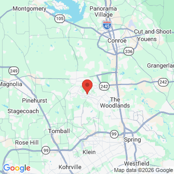 Map to Leah Zils, DDS office in The Woodlands, TX