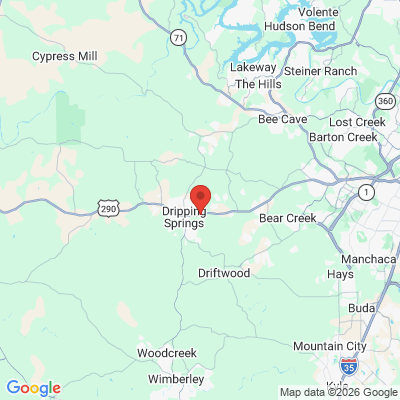 Map to  office in Dripping Springs, TX