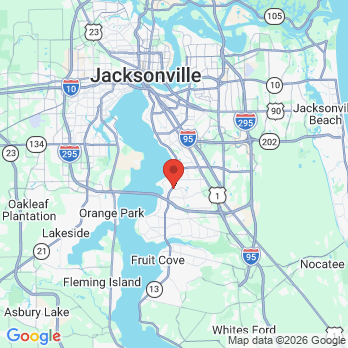 Map to A Smile Resort office in Jacksonville, FL
