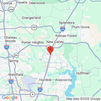 Map to Wilfredo V Laboy office in Porter, TX