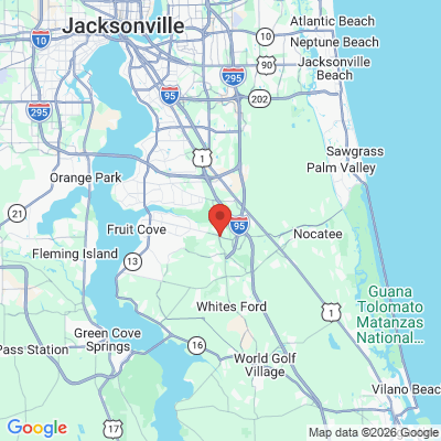 Map to  office in Saint Johns, FL
