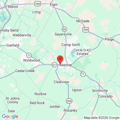Map to  office in Bastrop