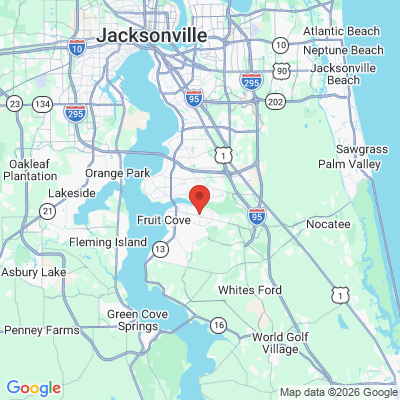 Map to  office in Saint Johns, FL