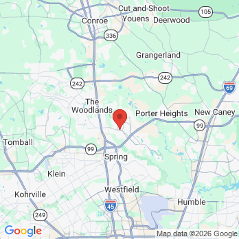 Map to Imperial Smile Family Dentistry and Implant Center office in Spring, TX