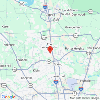Map to  office in The Woodlands, TX