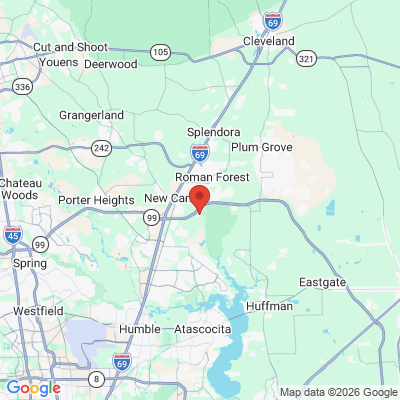 Map to  office in New Caney, TX