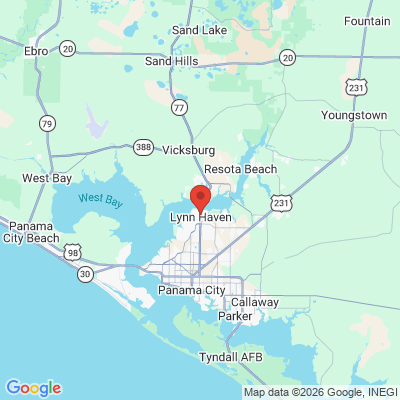 Map to  office in Lynn Haven, FL