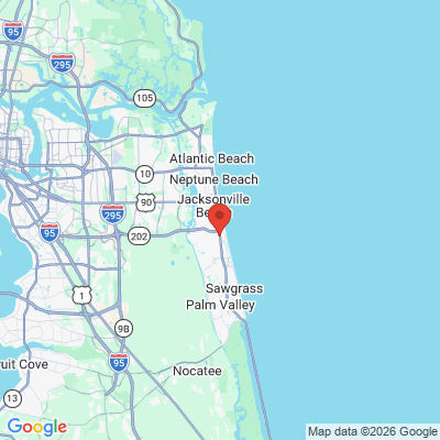 Map to  office in Ponte Vedra Beach, FL