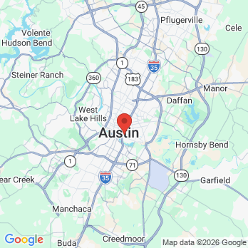 Map to East Austin Dental office in Austin, TX