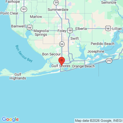 Map to  office in Gulf Shores, AL