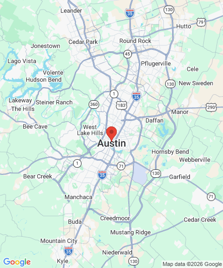 Map to Princess Dental Staffing Agency office in Austin, TX
