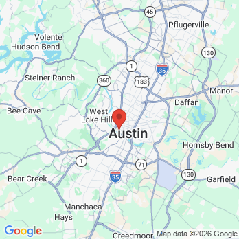 Map to Downtown Dental Design office in Austin, TX