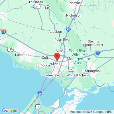 Map to  office in Slidell, LA