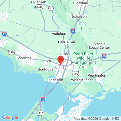 Map to  office in Slidell, LA