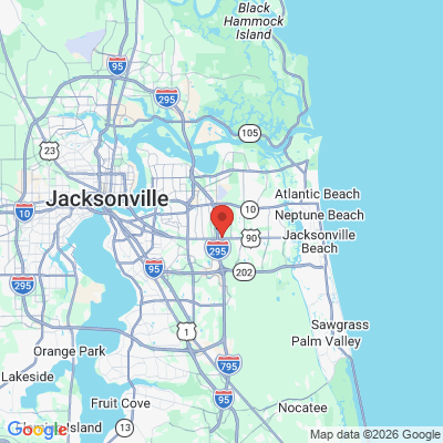 Map to  office in Jacksonville, FL