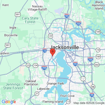 Map to  office in Jacksonville, FL