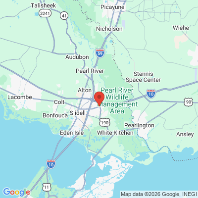Map to  office in Slidell, LA