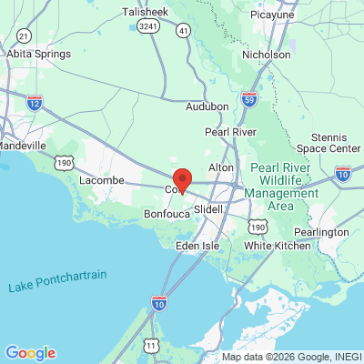 Map to  office in Slidell, LA