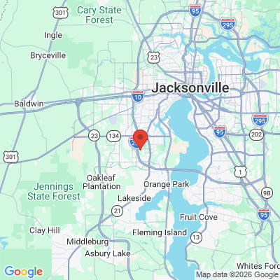 Map to  office in Jacksonville, FL