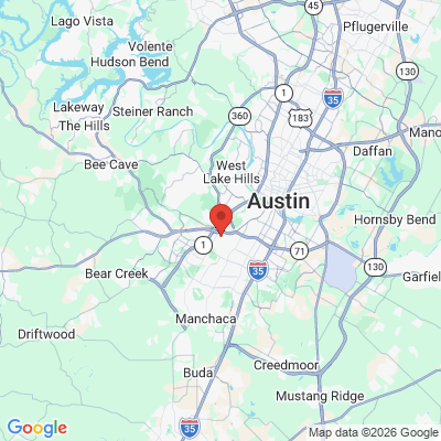 Map to  office in Sunset Valley, TX