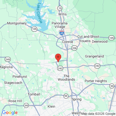 Map to  office in The Woodlands, TX