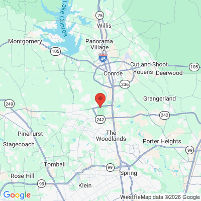 Map to  office in The Woodlands, TX