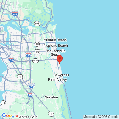 Map to  office in Ponte Vedra, FL