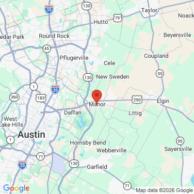 Map to  office in Manor, TX