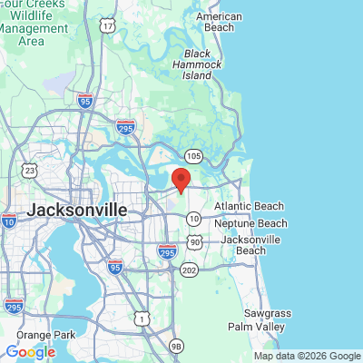 Map to  office in Jacksonville, FL
