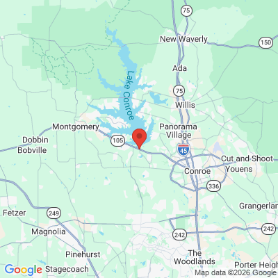 Map to Imma Dental office in Conroe, TX