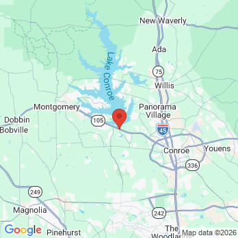 Map to Imma Dental office in Conroe, TX