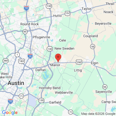 Map to  office in Manor, TX