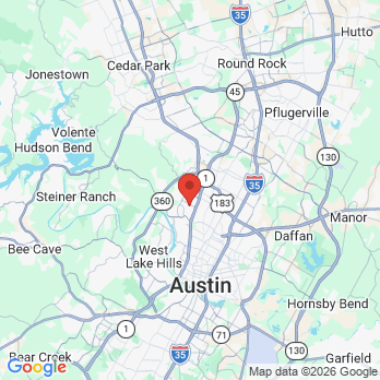 Map to Dr. Ueckert & Associates office in Austin, TX