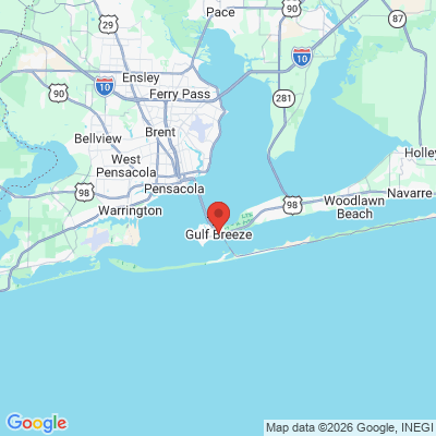 Map to  office in Gulf Breeze, FL