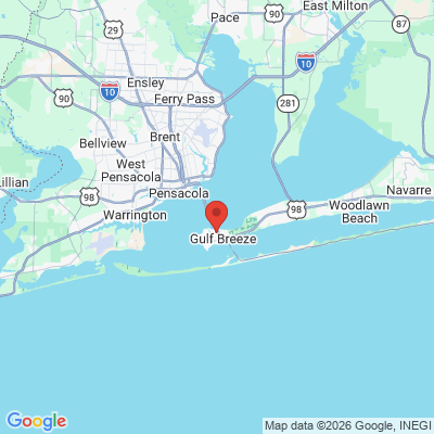 Map to  office in Gulf Breeze, FL
